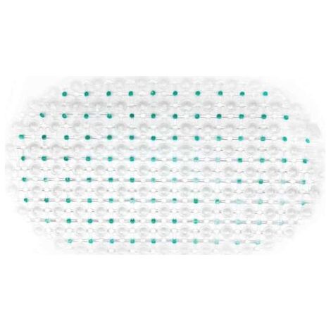 Tappetino da bagno antiscivolo a bolle, adatto per vasche da bagno e docce, realizzato in plastica PVC con ventose. (1/5)