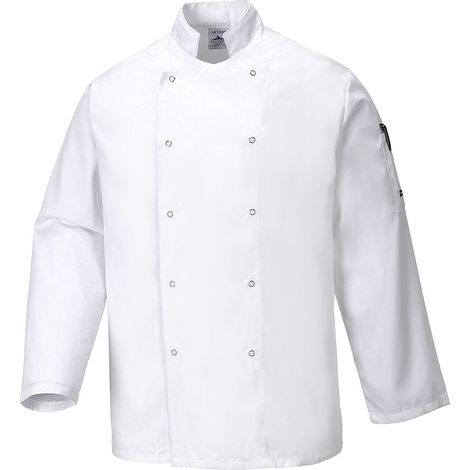 Veste de cuisine Suffolk couleur : Blanc taille XXL - PORTWEST