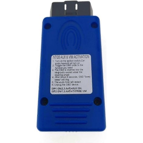 Activateur d'entrée auxiliaire NTG5 pour Harman NTG5 Comand Aux Vim Video Activateur pour Mercedes-Benz Classe C/GLC/S/V W205 X (1/5)