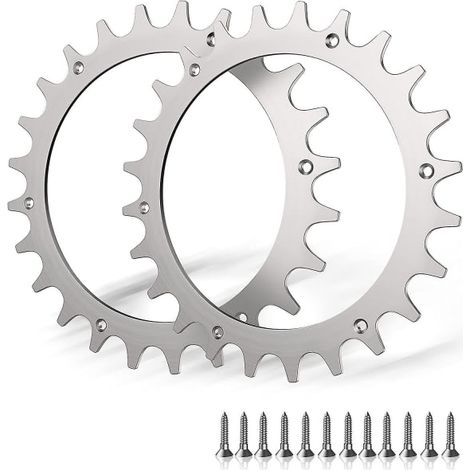 Deux clous en acier inoxydable de qualité supérieure pour les modèles Worx S/m, deux clous filetés en acier inoxydable, amplificateur de traction, pour tondeuses robotisées avec un diamètre de roue de (1/5)