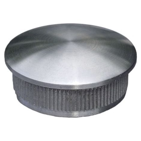 Deco Fer Forge – Finition bombée tube rond Ø42,4 mm – Hauteur visible 3 mm – Épaisseur 2 mm – Inox 316 pour intérieur et extérieur