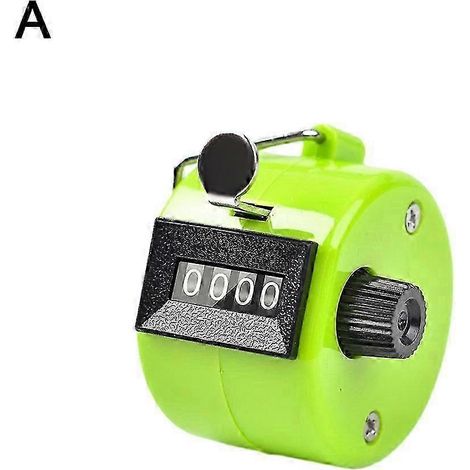 (1 pièce grise) Compteur mécanique manuel à 4 chiffres pour le golf, avec clic pour compter les doigts. (1/5)