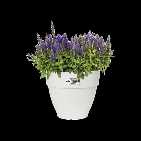 VASO VIBIA CAMPANA ROUND 25CM SILKY WHITE ELHO (1/5)