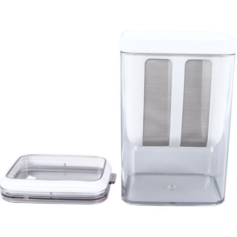 Filtre à yaourt grec en acier inoxydable, grande capacité, outil de séparation du lactosérum, séparateur d'humidité du fromage pour la maison. (1/5)