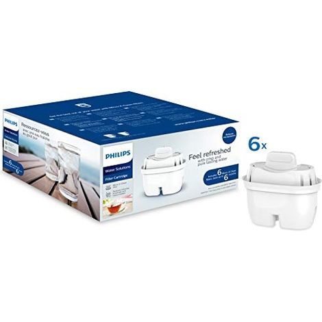 Philips Micro X-Clean Set di 6 Cartucce Filtranti per Acqua