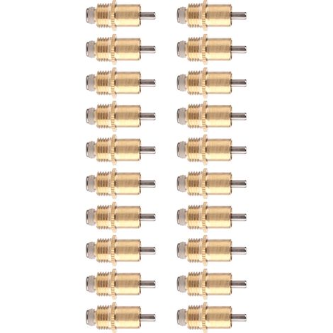 Lot de 20 abreuvoirs à tétine longs pour lapins, accessoires pour cages (1/5)