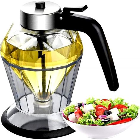 Distributeur de miel et d'huile en verre - Capacité de 200ML- Résistant pour le miel, le sirop, l'huile et le vinaigre (1/5)