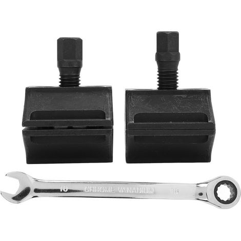 Outil d'écartement de jambe de force (lot de 2) avec clé, en acier, installation facile, compatible avec tous les moyeux de fusée de direction. (1/5)