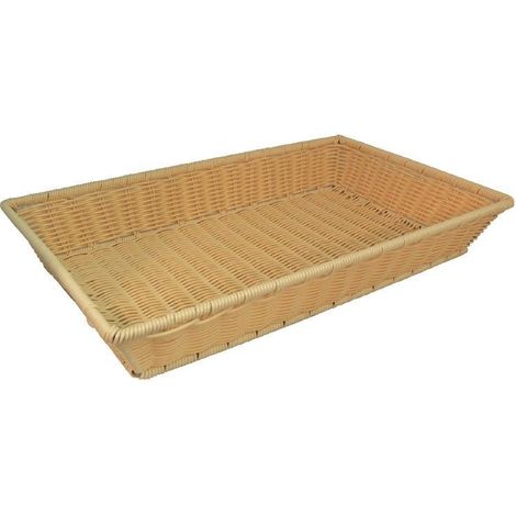Panier en rotin polypropylène GN 1/1 - APS - H 80 mm