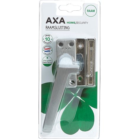 AXA Fensterverriegelung - Modell 3302 - Fenstergriff - Nicht abschließbar - Rechts nach außen drehend - Grau