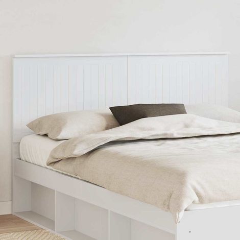 Tête de lit avec tête de lit Blanc 160 cm Bois d'ingénierie vidaXL