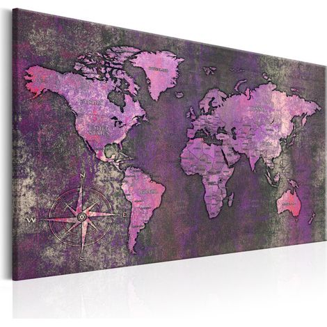 Tableau Imprimé "Amethyst Map" 60 x 90 cm (1/2)