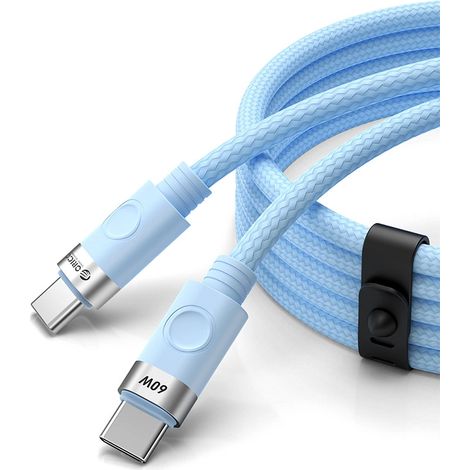 Cavo USB-C Orico CDX 60W 3A Power Delivery - 1 m - blu (1/5)