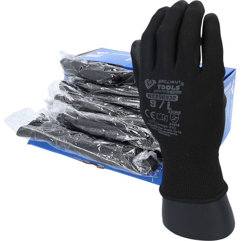 BRILLIANT TOOLS Gants tricotés fin Taille 9 / L - BT156932 (1/6)