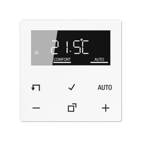 Display estándar control temp. A, color blanco alpino (referencia: JUNG A1790DWW)