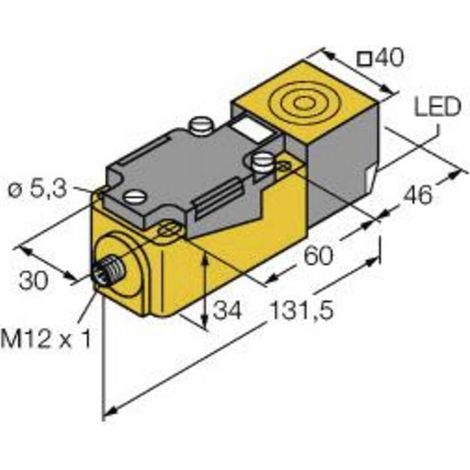 [NEUWERTIG] B-Ware Turck Induktiver Sensor NI50U-CP40-AP6X2-H1141 PNP Schließer nicht bündig 50mm (1/2)