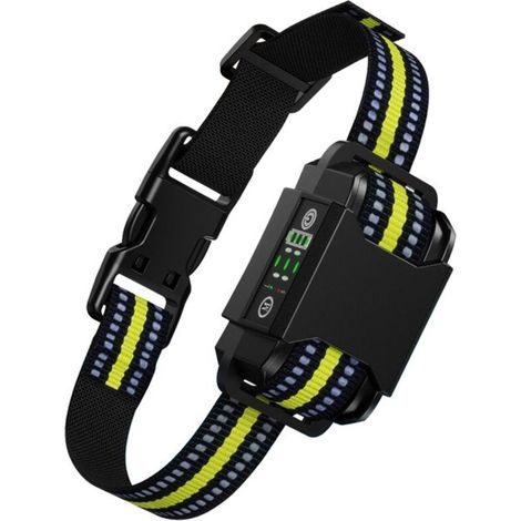 Wiederaufladbares Antibellhalsband für Hunde mit 2 Ton-/Vibrationsmodi, 6 Intensitätsstufen (hoch/niedrig), wasserdicht nach IP67 (1/5)