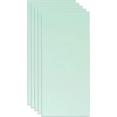 Sourcing Map Lot de 5 lentilles protection extérieures pour casque soudage (3,94" x 1,85" 0,04")