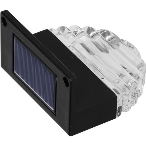 4er-Pack Solarleuchten, IP65 wasserdicht, Warmlicht und RGB-Modus, dekorative Lampen für Terrasse, Garten, Schwarz (1/5)
