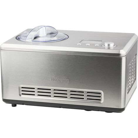 HKoenig HF320 Máquina para Hacer Helados, 180 W, Acero Inoxidable