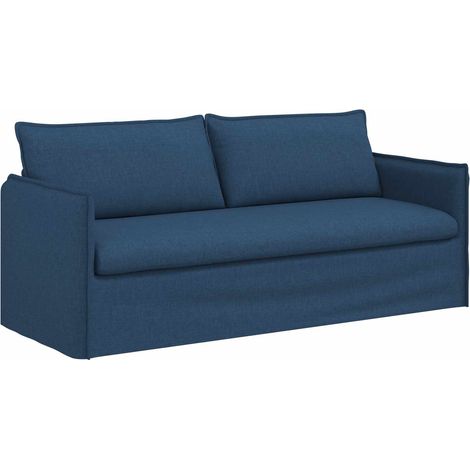 Sofa Blue 196 x 82 x 85 cm Fabric vidaXL