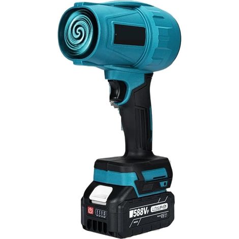 Souffleur Turbo électrique sans balais 2000 W, Ventilateur à Jet 200 m/s, Outil électrique de soufflage de poussière for sèche-Voiture Violent (1/5)