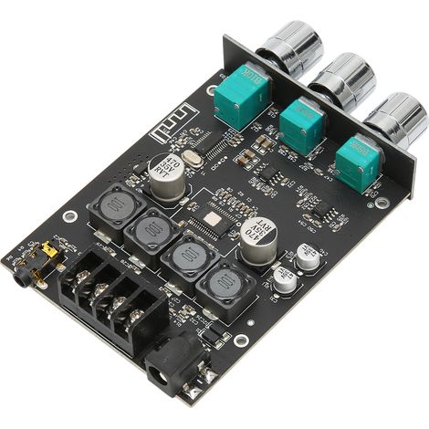 Module Amplificateur Bluetooth 2 Canaux Haute Puissance avec Contrôle Graves Aigus pour Enceintes