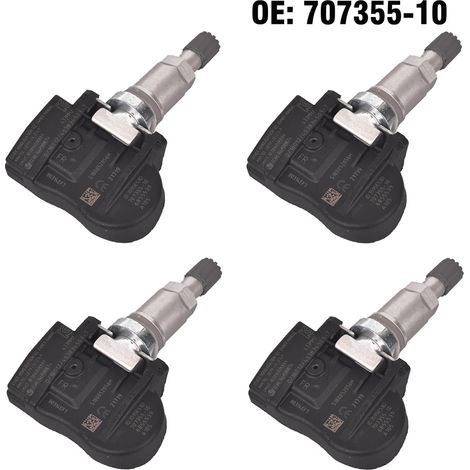 Système de surveillance de la pression des pneus (4 capteurs) pour véhicules (réf. 36106881890), compatible avec BMW X5 F15 F85, X2 F39, X1 F48 et X6 F16 F86. (1/4)