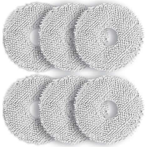 Paños de limpieza ALOVEZ para Ecovacs T30 PRO OMNI, 6 piezas de paños de repuesto lavables para DEEBOT T30 OMNI T30S T30S PRO T30S COMBO T3 (1/4)