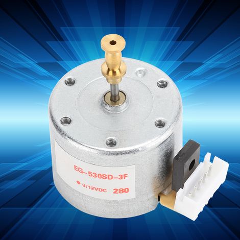 Moteur de plateau tourne-disque 12V DC, 3 vitesses, trou de montage 25mm, vitesse 78 tours/min (1/5)
