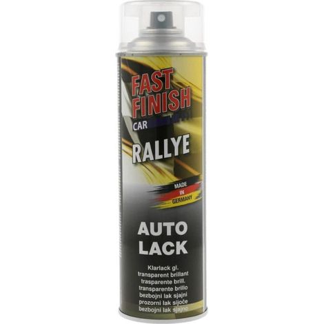 Vernis - Brillant - Transparent - Acrylique + nitro - Bois - Métal - Plastique - Fast Finish - 500ml