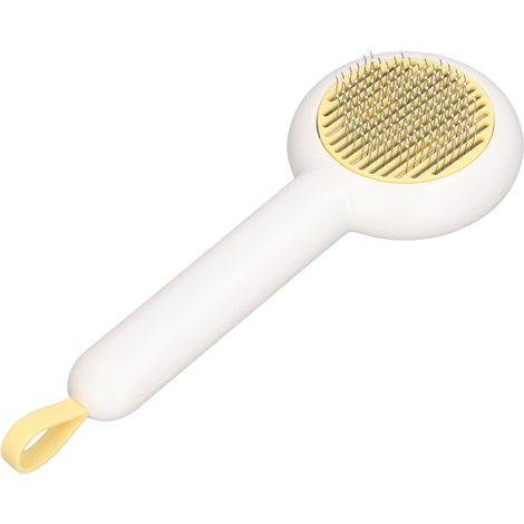 Brosse à lécher autonettoyante pour animaux, antidérapante, retrait des poils en un clic, peigne pour chats et chiens pour la maison et le salon, blanche-AquaForge (1/5)