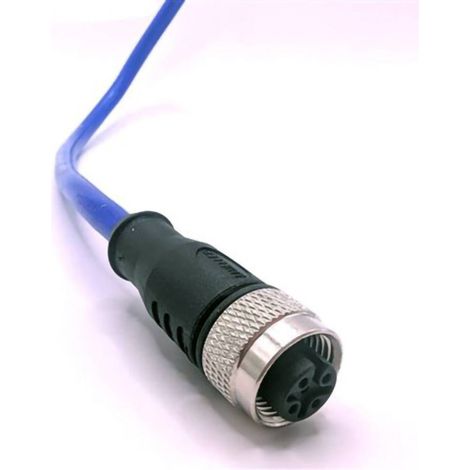Mueller Electric C4C81M005 Connettore per sensore o attuatore M12 Presa dritta 5 m Numero di poli: 4 1 pz.