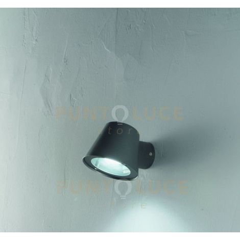 APPLIQUE DA ESTERNI MALTA ANTRACITE 1 LUCE ATTACCO GU10 IP65 H.10CM