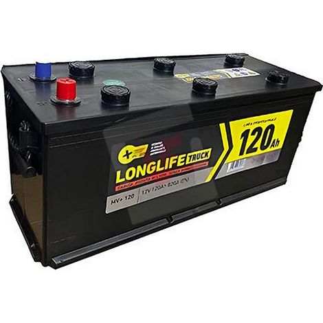 BATTERIA AUTO 120Ah/820A 12V (510x175x225h) LONGLIFE
