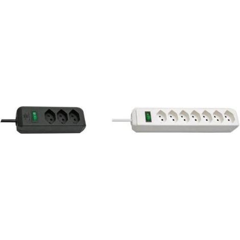 BRENNENSTUHL PROLONGATEUR MULTIPRISE SUISSE ''ECO-LINE'', 1158622