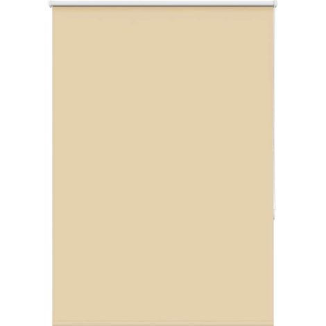 Verdunkelungsrollo Beige 90x150cm Stoffbreite 85,7 cm Polyester