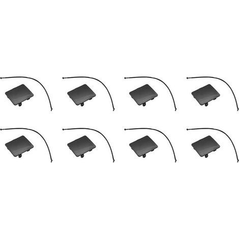 Huit caches pour trous de cric de bas de caisse et bouchons de pare-chocs pour Mercedes-Benz Classe S W140 W220 (modèles 2000-2006) 1406980330 (1/5)