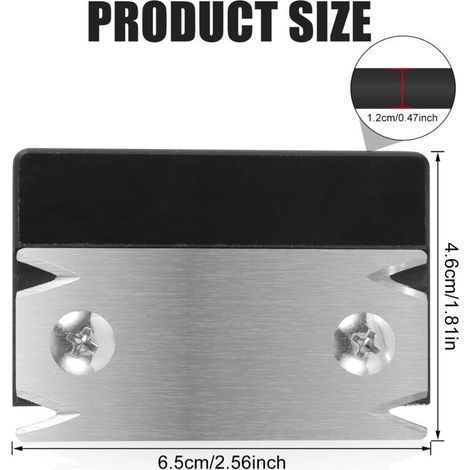 Rifilatrice per bordi per legno, rifilatrice manuale portatile, pialla manuale antiscivolo per legno, PVC, ABS, bordatrice, impiallacciatura, strumento per sbavatura, facile da impugnare (1/4)