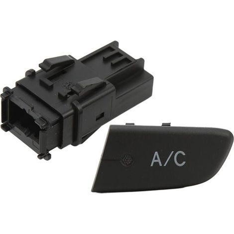 Bouton Poussoir de Climatisation AC avec Capuchon 6554KX Remplacement pour Citroen C1 2005‑2014 Bouton de Commande de Climatisation pour Voiture (1/4)