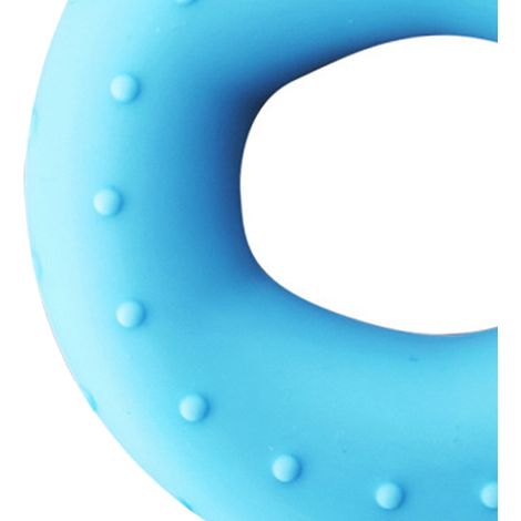 Anneau de renforcement de la force de préhension en silicone confortable et durable pour l'entraînement des avant-bras et des doigts, bleu clair, 10/20 lb (1/5)