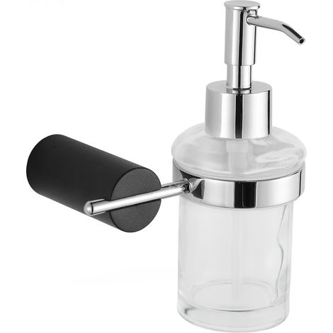 Mexen Aron dispensador de jabón, negro/cromo - 70881388-07 (1/2)