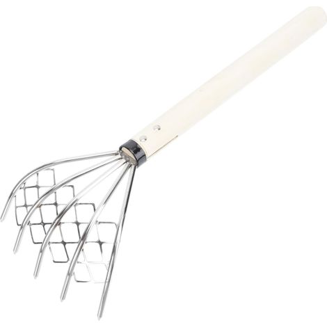 2 Pièces Râteau en Acier Inoxydable râteau de Paysage palourde Nettoyer et ramasser Le râteau pour Le Jardinage Acier Inoxydable 304 ,3912CM (1/5)