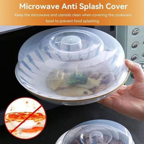 Couvercle Micro-Ondes - Transparent - Résistant 40 À 140 °C - Pour Bols Et Casseroles - 1 Pièce (1/4)