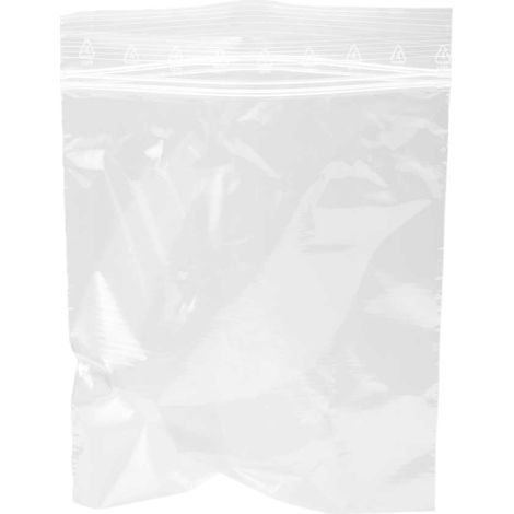 Lot de 1000 Sachet plastique zip transparent 50 microns 8 X 12 cm