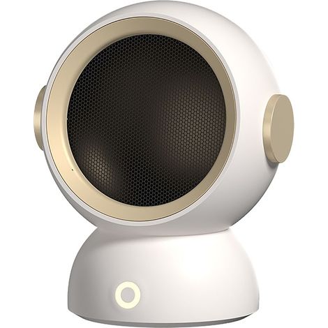 Radiateur soufflant portable silencieux, chauffage rapide mini appareil de chauffage d’appoint prise UE 220V blanc pour bureau (1/5)