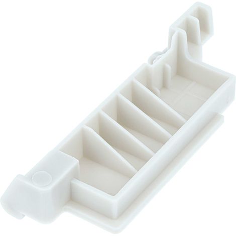 vhbw Türöffner für Mikrowelle kompatibel mit Samsung ME731K/ATH, ME731K/AND, ME71M/XEN, ME71M/XZS - Hebel für Türmechanismus, Weiß