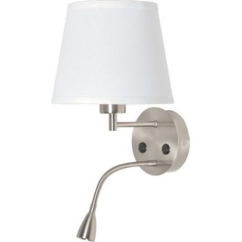 Aplique De Pared "PAIR" E27 Con Foco LED De Lectura 3W -