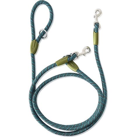 Cette laisse convient aux chiens de toutes tailles et facilite la course, la promenade et l'éducation. Fabriquée en nylon très résistant, elle mesure 2,3 mètres de long et a un diamètre de 1,2 centimè (1/2)