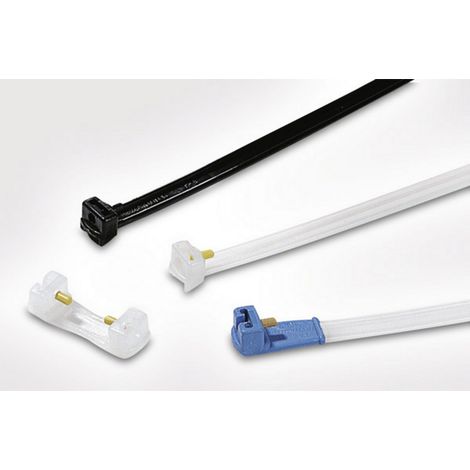 HellermannTyton 121-74359 KR8/43 PA66HS NA Kabelbinder 426 mm 8 mm Transparent mit Glasfaserstift-Ve (1/2)